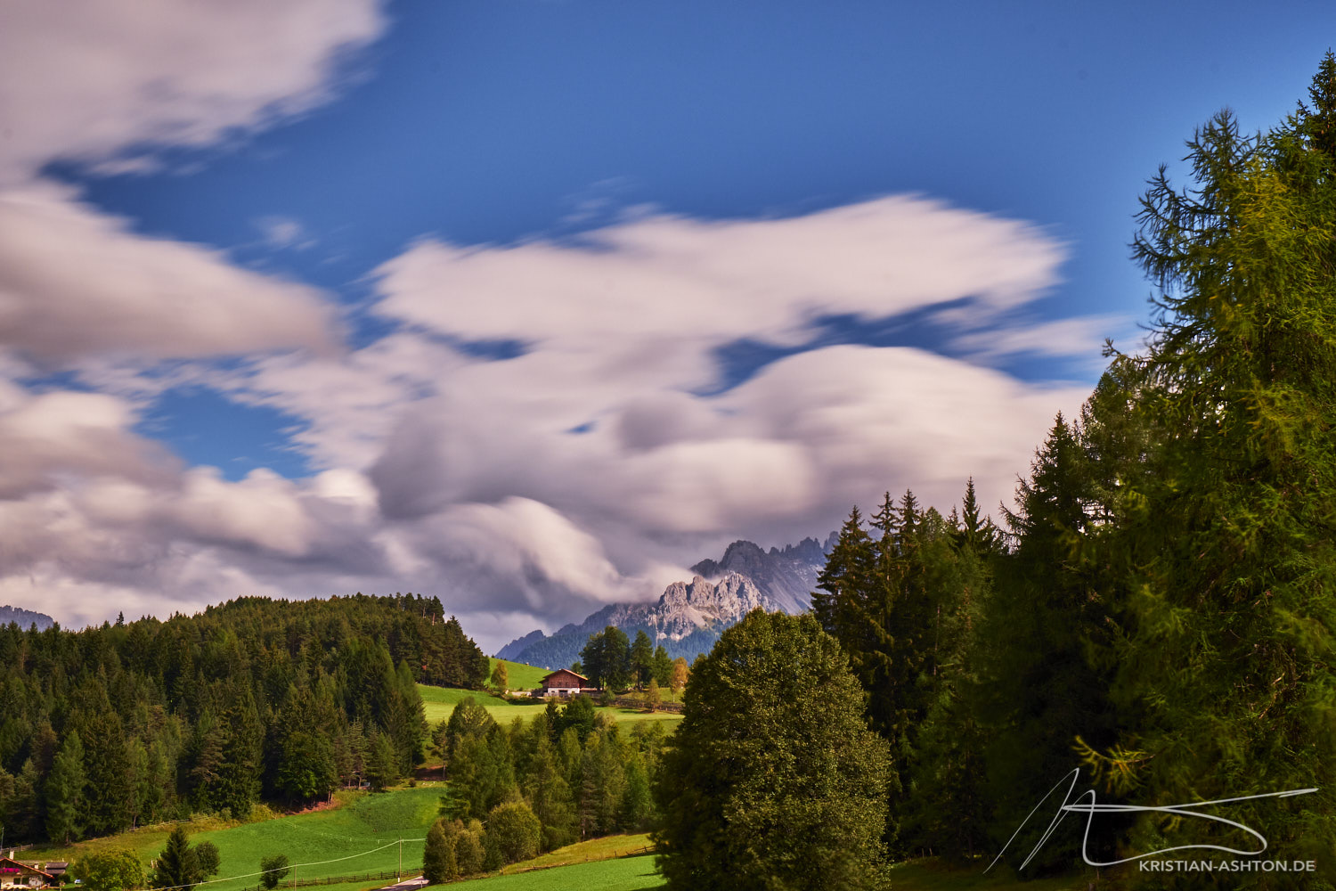 View of the Latemar from Pfösl